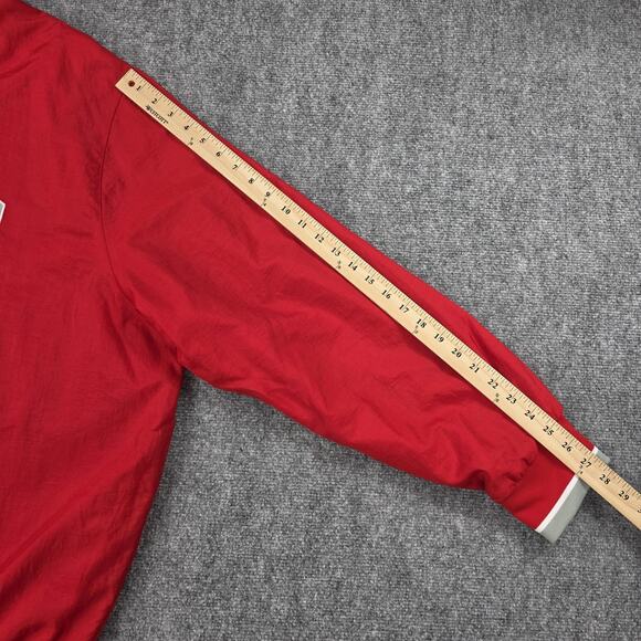 Ohio State Buckeyes Jacket Mens 4XL Red NCAA Football Starter 1/4 Zip Pullover - Picture 7 of 16